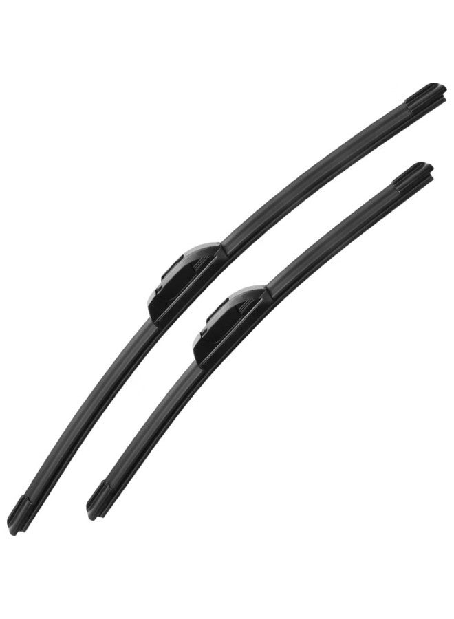 meisim Qijun 14-25/Xiao Ke 16-21/Tianlai 19-24 Model Car Windshield Wipers, Boneless Blades 26/17, One Pair - Image 1
