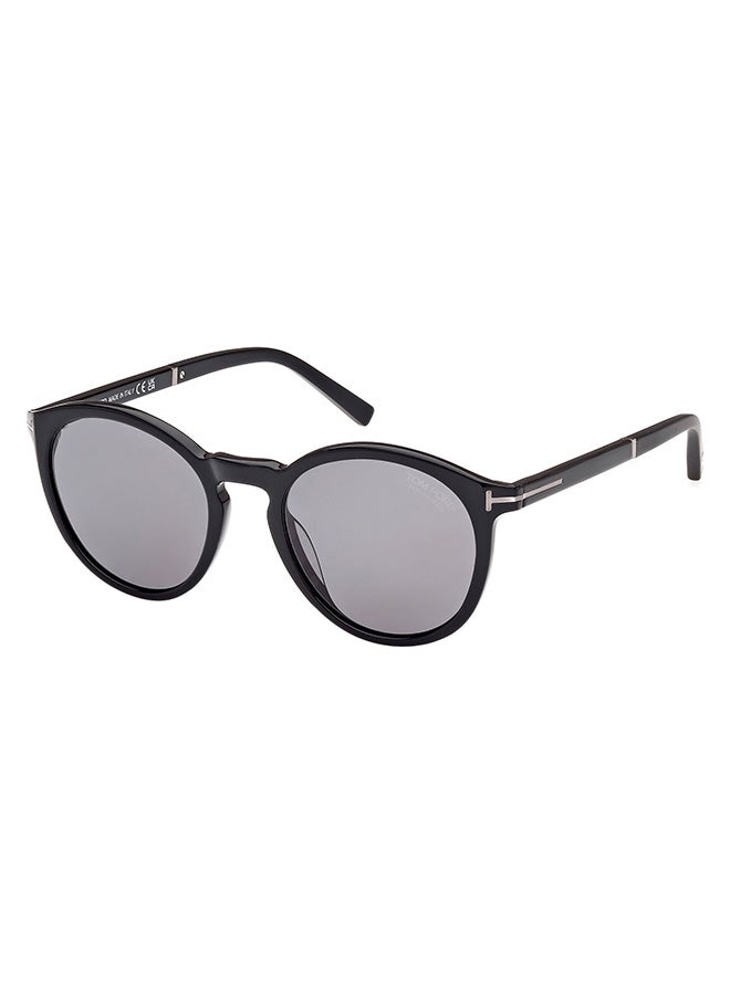 TOM FORD Men's Polarized Round Sunglasses - TF1021-N01D51 - Lens Size: 51 Mm - Image 2