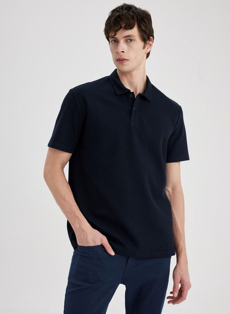 DeFacto New Regular Fit Polo Collar Polo T-Shirt - Image 3
