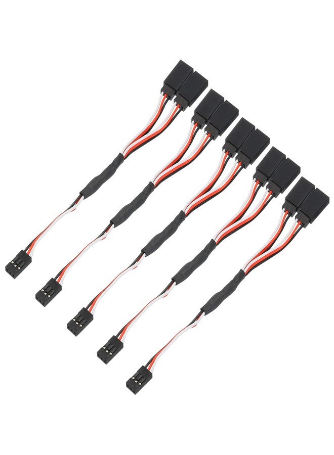 MECCANIXITY 1pcs 3-Pin Y Servo Extension Cable Cord Connector Lead Wire Male to Female 5.9inch 26AWG 30-Cores Servo Receiver Wire for RC Model Aircraft - Image 1