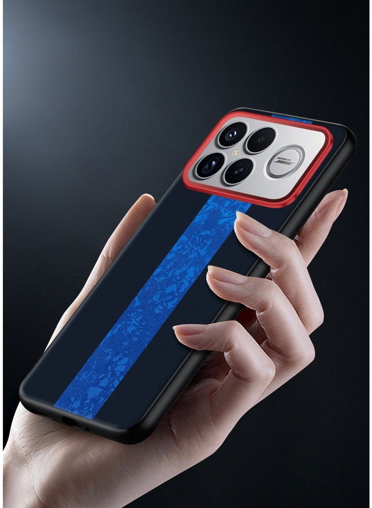 general Case for Redmi k90 Pro Max, Lightweight Luxury Relief Anti-Fingerprint Leather Case for Men and Women, Case Cover - Image 3