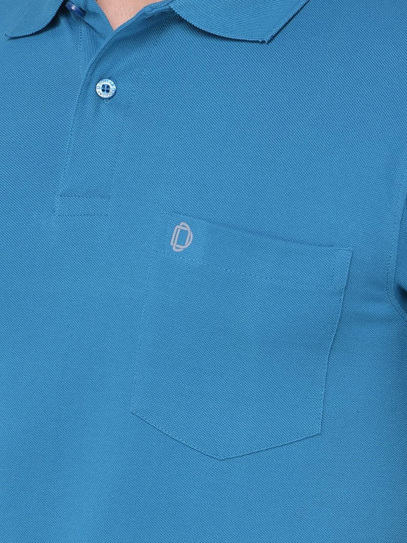 Dollar Mens Cotton Casual Solid Polo Tshirt (Pack of 1) - Image 3