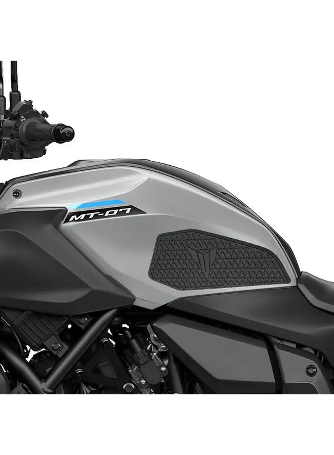 For Yamaha MT07 MT 07 MT-07 2025 Rubber Fuel Tank Pad Protector Sticker Decal Gas Knee Grip Side Motorcycle Accessory Sleek Durable Highquality Long Lasting Commuters - Image 3