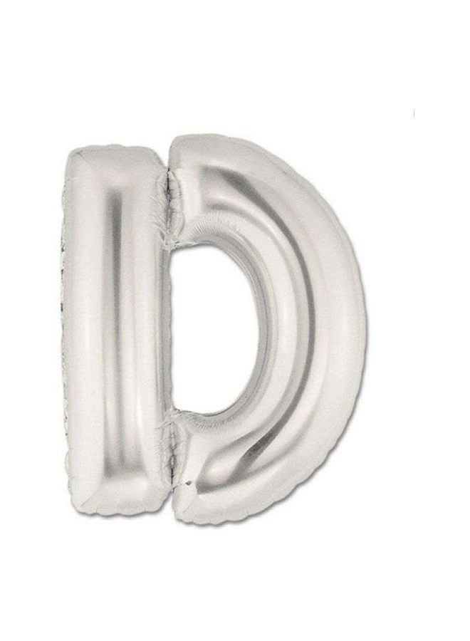 نيبمينينت بالون من القصدير بتصميم لامع على شكل حرف D