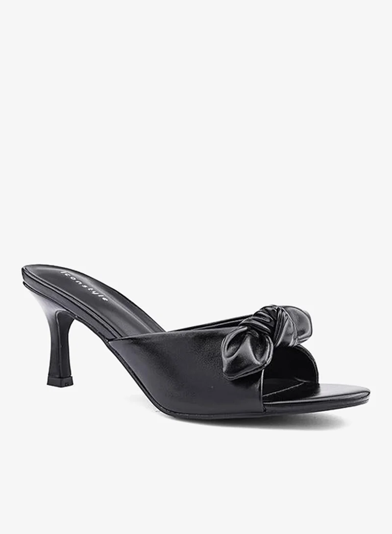 IconStyle Patent Leather Evening Heel Slipper