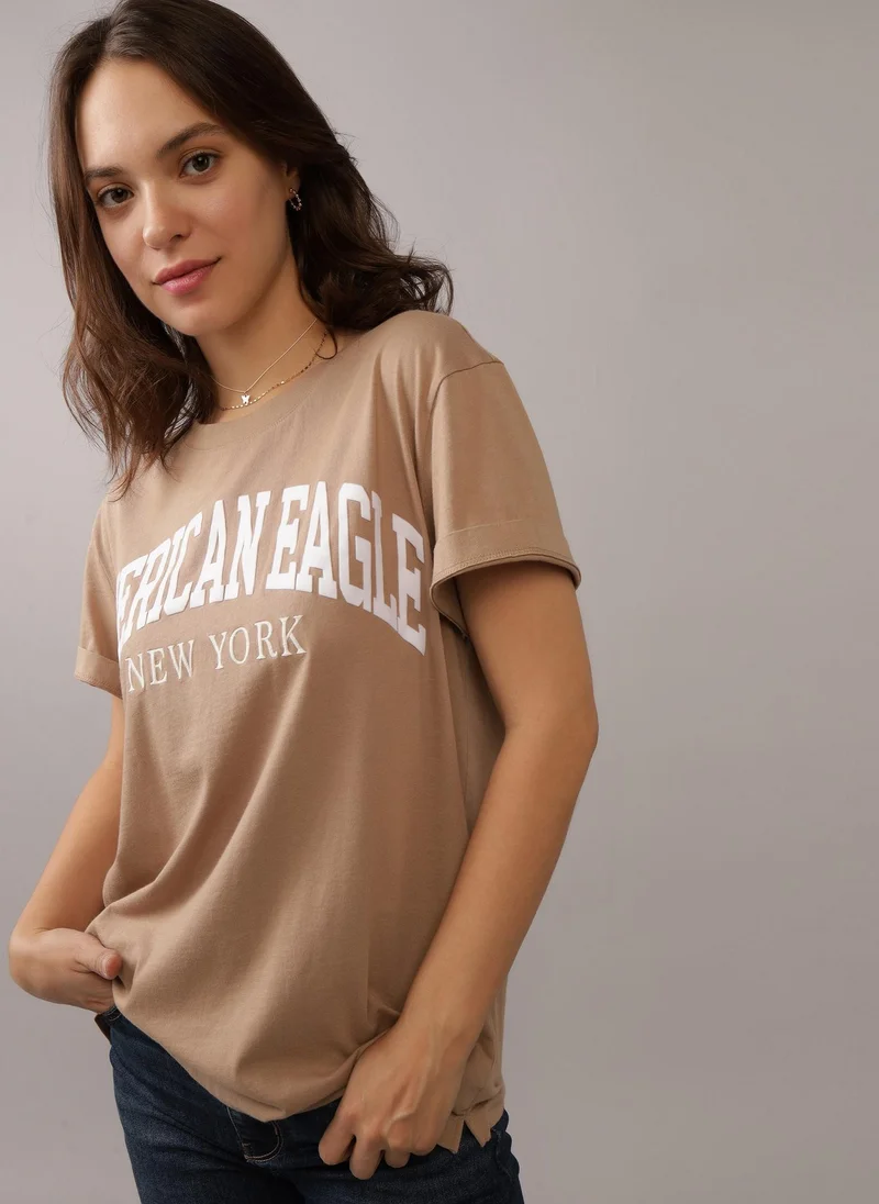 American Eagle Logo Crew Neck T-Shirt