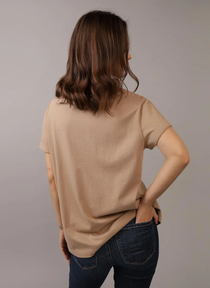 American Eagle Logo Crew Neck T-Shirt
