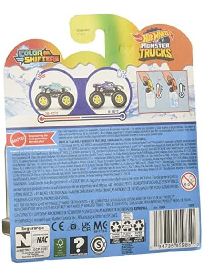 Hot Wheels Monster Trucks 1 64 Color Shifters 1 Toy Truck For Kids - Image 2