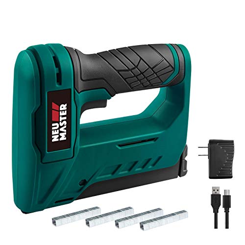 NEU MASTER Electric Staple Gun, Cordless Staple Guns with Staples & USB Charger, Heavy Duty for Upholstery, Crafts, Carpentry, Material Repair, Furniture DIY NTC0070 - Image 1