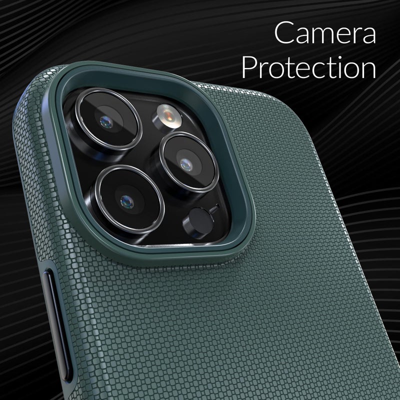 Crave Dual Guard Compatible with iPhone 16 Pro Max Case, Compatible with MagSafe Shockproof Protection Dual Layer Case for Apple iPhone 16 Pro Max (6.9") - Forest Green - Image 3