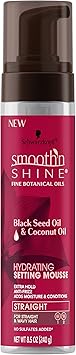 Smooth Smooth N Shine Straight Mousse Hydrating Setting 85 Ounce 251ml 