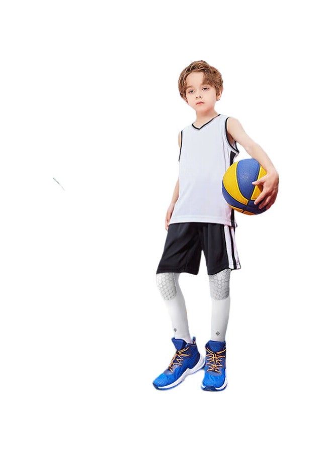 Bestray Baisirei Children'S Knee Pads, Basketball Anti-Fall Sports, Soccer Elbow Pads, Socks, Honeycomb Professional Impact Protection Protective Gear Set - Image 1