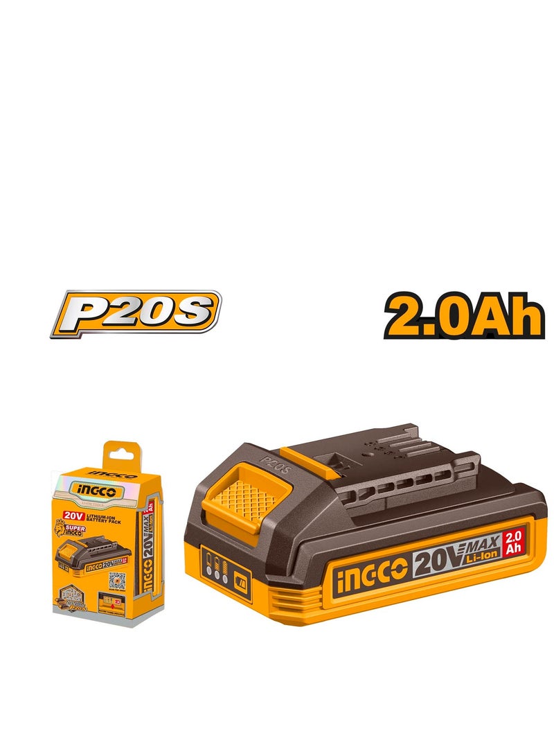 INGCO Lithium-Ion Battery Pack 20V - FBLI20011 - Image 2