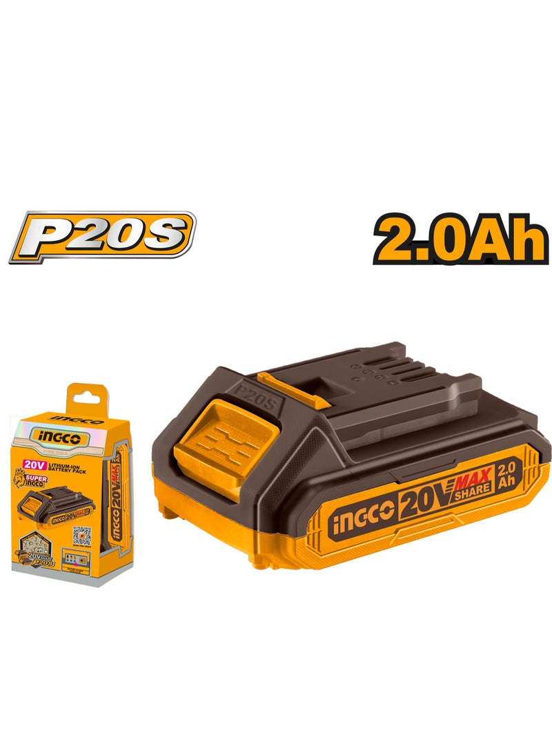 INGCO Lithium-Ion Battery Pack 20V - FBLI20011 - Image 3