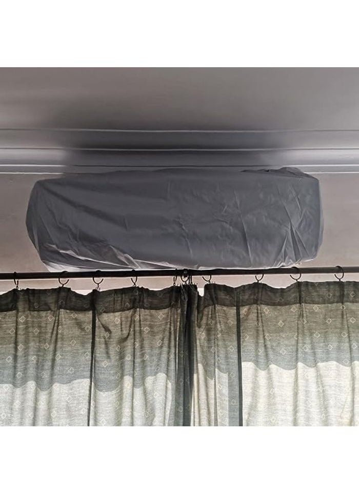 Generic Air Conditioner Cover - 2.25 HP and 3 HP - 110 x 31cm (Grey) 