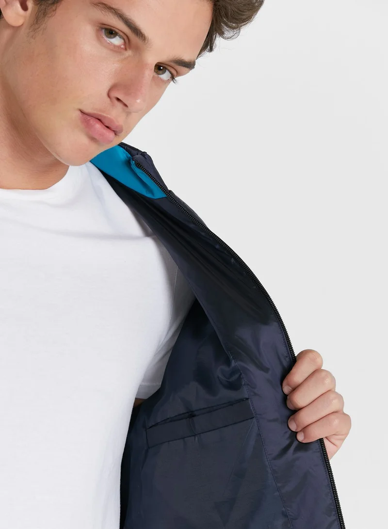 Seventy Five Quilted Colourblock Jacket