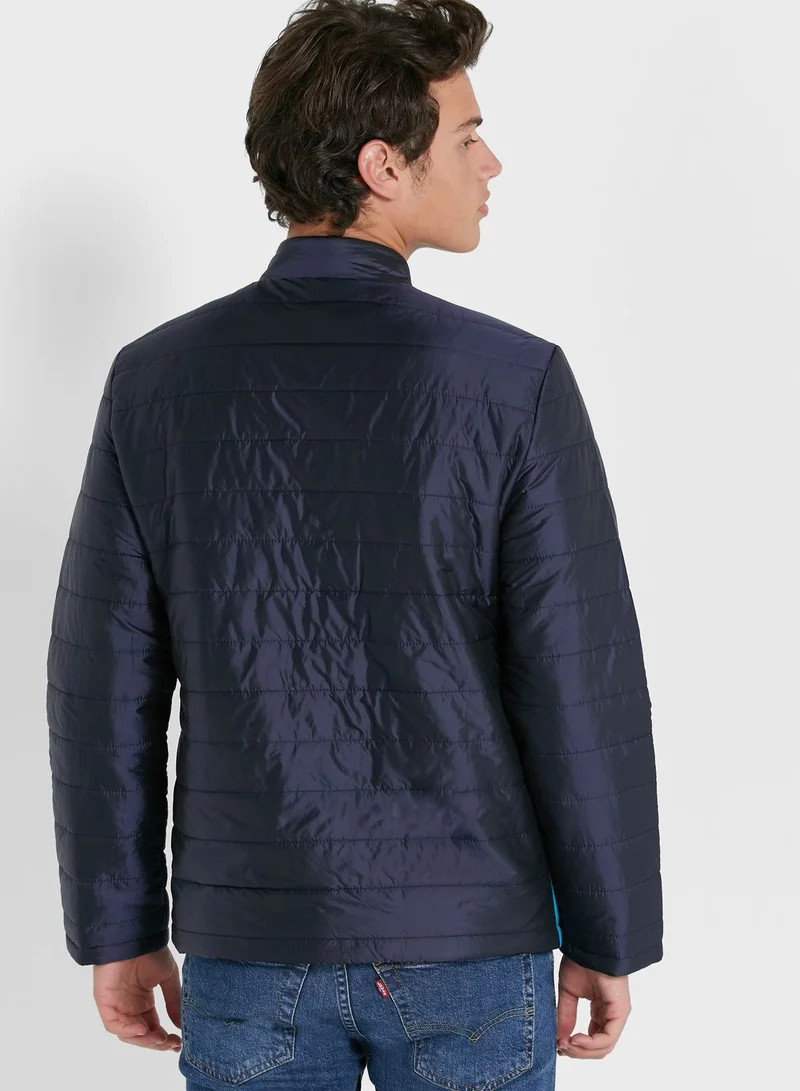 Seventy Five Quilted Colourblock Jacket