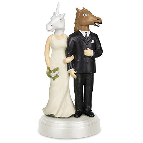 Accoutrements Unicorn and Horse Wedding Cake Topper - Image 2