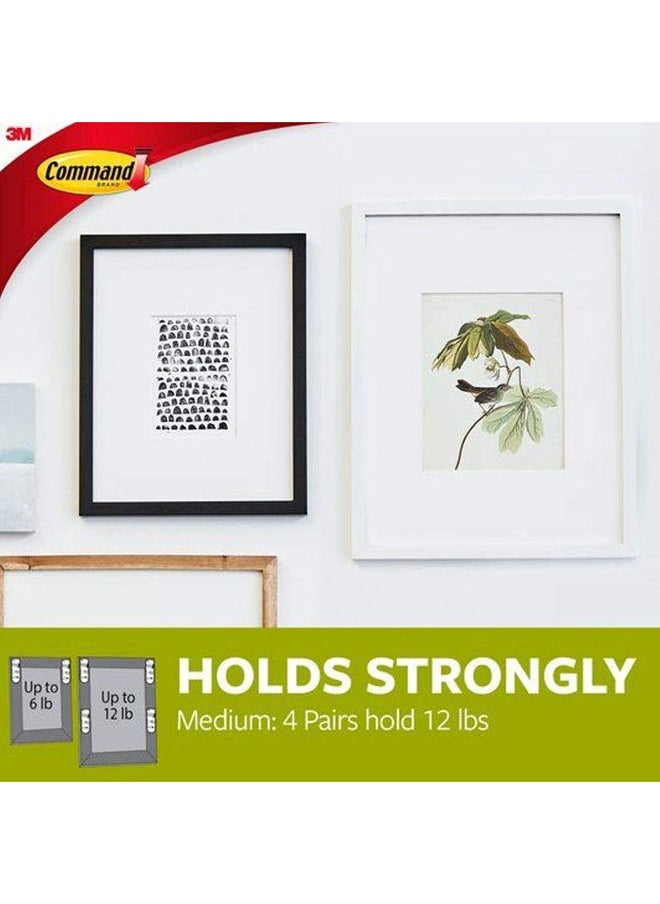 Command Command 17206-ES Picture Hanging Strips, Large, Holds 7.2 Kg. whole pack, white color. 4 pairs/pack  - Image 2