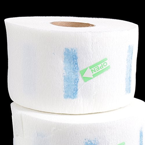 IAS Neck Ruffle Roll Paper Strip Tissue for Salon Beauty Barbers, Blue - Image 4