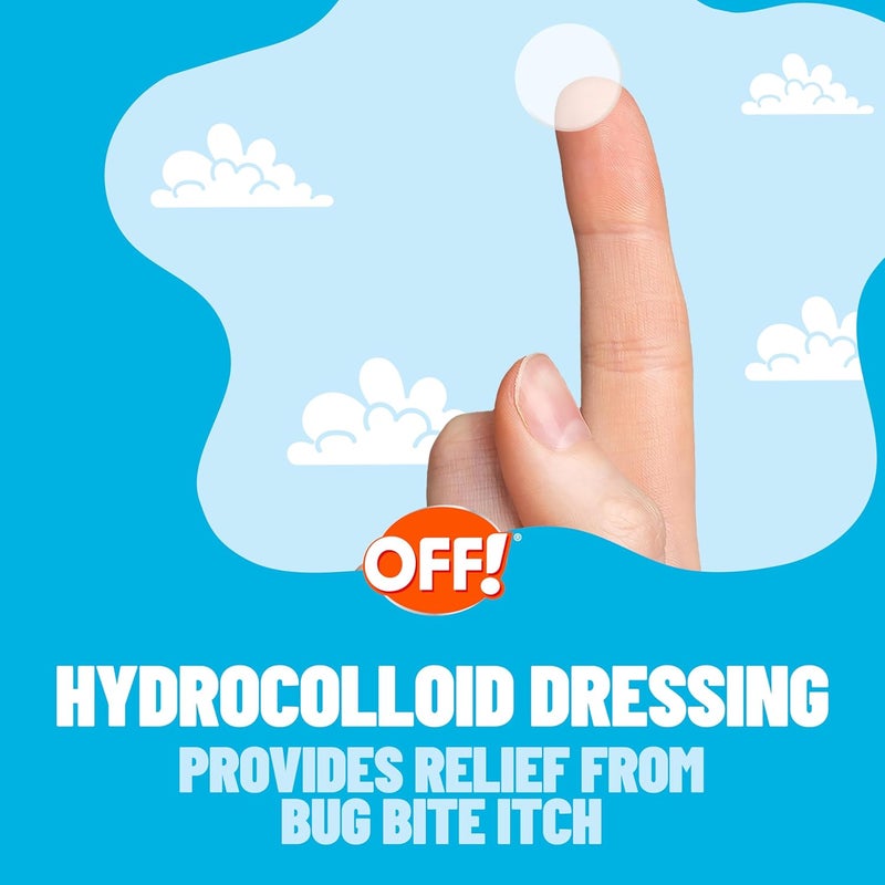 OFF PostBug Bite Itch Relief Patches for Adults Kids AntiItch Hydrocolloid Soothing Patches Latex Free 20 Count - Image 4