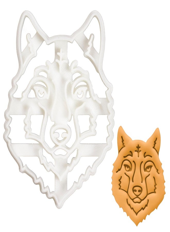 Bakerlogy Wolf Face cookie cutter, 1 piece - Bakerlogy - Image 1