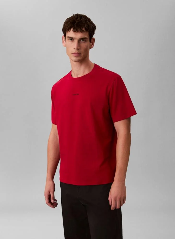 CALVIN KLEIN Logo Crew Neck T-Shirt