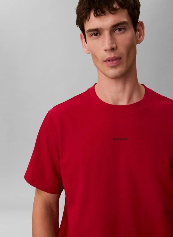 CALVIN KLEIN  Logo Pique T-Shirt for Men | Best Price UAE