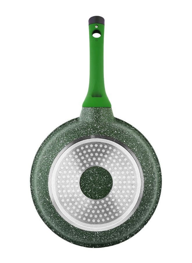 Prestige - Prestige Essentials Granite Non Stick Set Combo | 24cm + 28CM Fry Pan Set | Induction Cookware Set 2 Pieces Green - Image 1