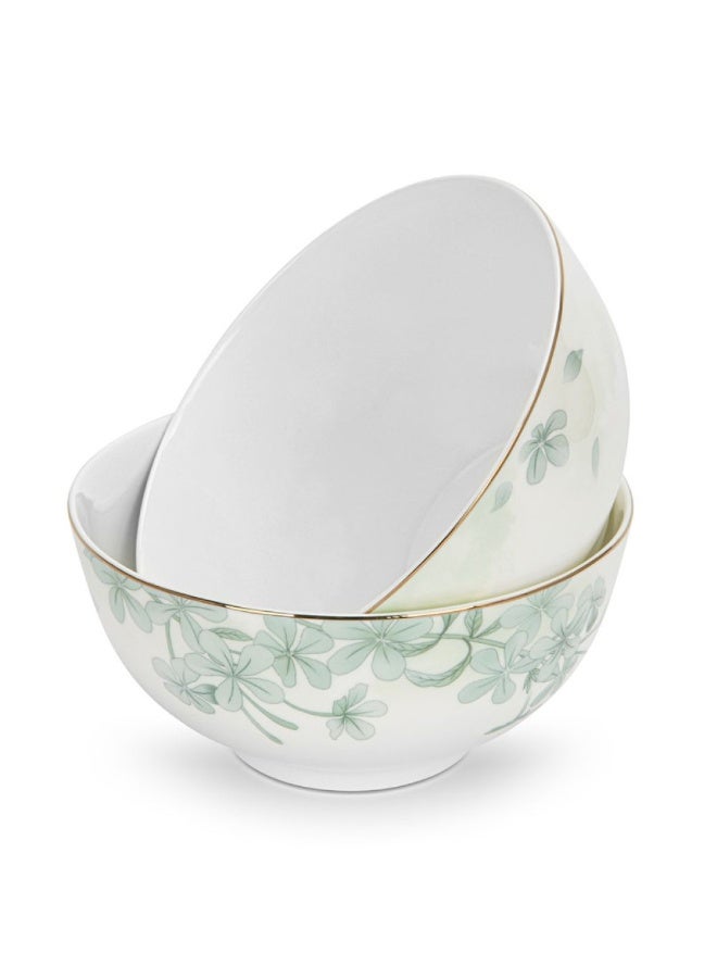Fissman Set Of 2 Bowls Summer Glint 15.5 Cm (Fine Bone China) - Image 1