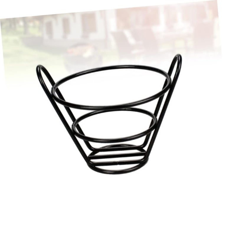 Stainless Steel French Fries Holder Snack Rack for Home Parties - Image 3