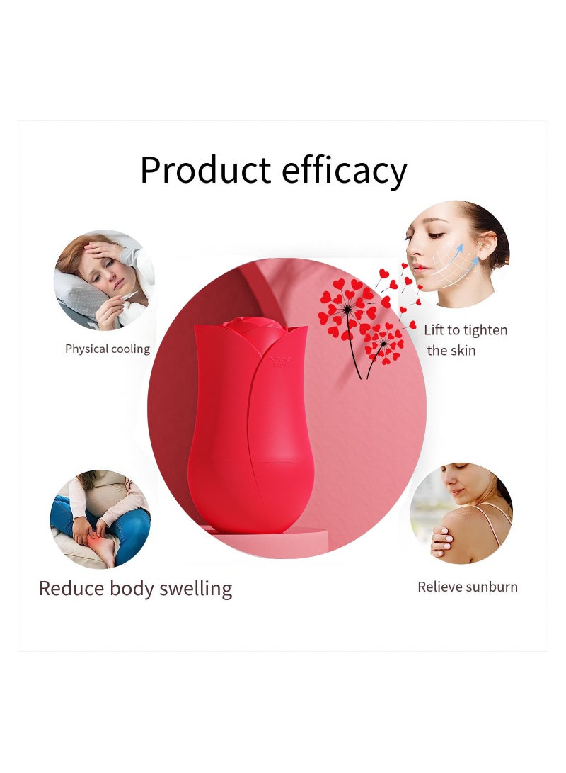 NIBEMINENT Ice Roller for Face,Beauty Facial Massage Ice Roller,Face Reusable Roller,for Face,Skin Care Tools for Eye Wrinkles,Acne Puffiness Relief  - Image 3