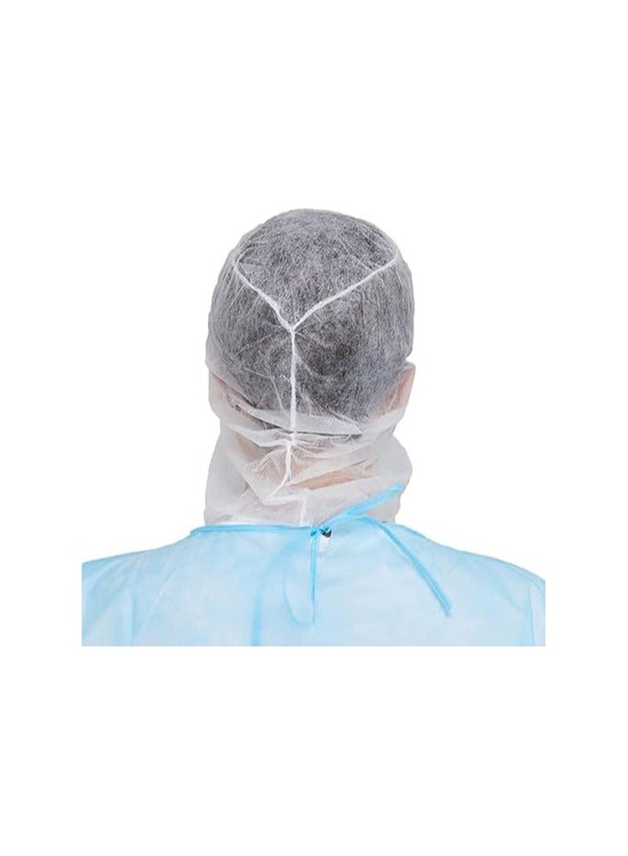 PRINTSHOP4ME Polypropylene Protective Hoods. Elastic Disposable Hoods Bouffant Caps. Universal Size Hair Covers for Industrial Use. Unisex Disposable Bouffant Hoods - Image 4