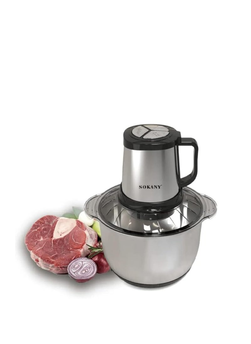 sokany - Easy-to-operate 5L Meat Grinder SK-7015 with Variable Speed ​​Gearbox, 800W, Multicolor - Image 1