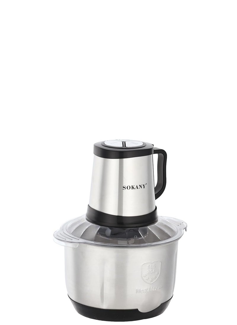 sokany - Easy-to-operate 5L Meat Grinder SK-7015 with Variable Speed ​​Gearbox, 800W, Multicolor - Image 1
