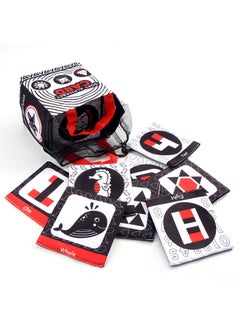 Generic Baby Early Education Enlightenment Animal Alphanumeric Cognitive Card Cloth Book Storage Bag Toy Cloth Book Amazon-Color:Cp5978 Letter Awareness Bagged  - Image 5