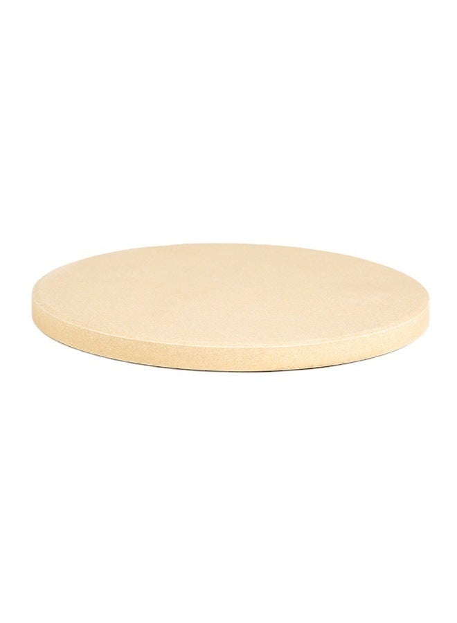 Pizza Slate Pizza Tray Cordierite Pizza Oven Special Tray Oven Baking Tray Cordierite Pizza Stone-Specifications:254*8mm-Color:Light Yellow - Image 2