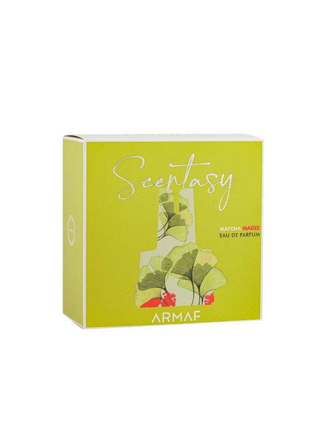 Armaf عطر أرمف سينتاسي ماتشا ماجيكس للنساء 100 مل، عطر للنساء، رائحة فاخرة تدوم طويلاً مع نكهات ماتشا الحليبي، الفراولة والشاي الأسود، عطر مميز لها - Image 2