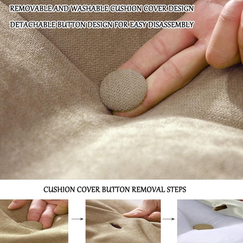 Headboard Pillow Queen, Triangular Headboard Pillow, Solid Color Triangle Cushion Reading Bed Rest Pillow, Large Bolster Wedge Support Removable Pillow for Dorm Daybed Bed,Black,80cm - Image 5