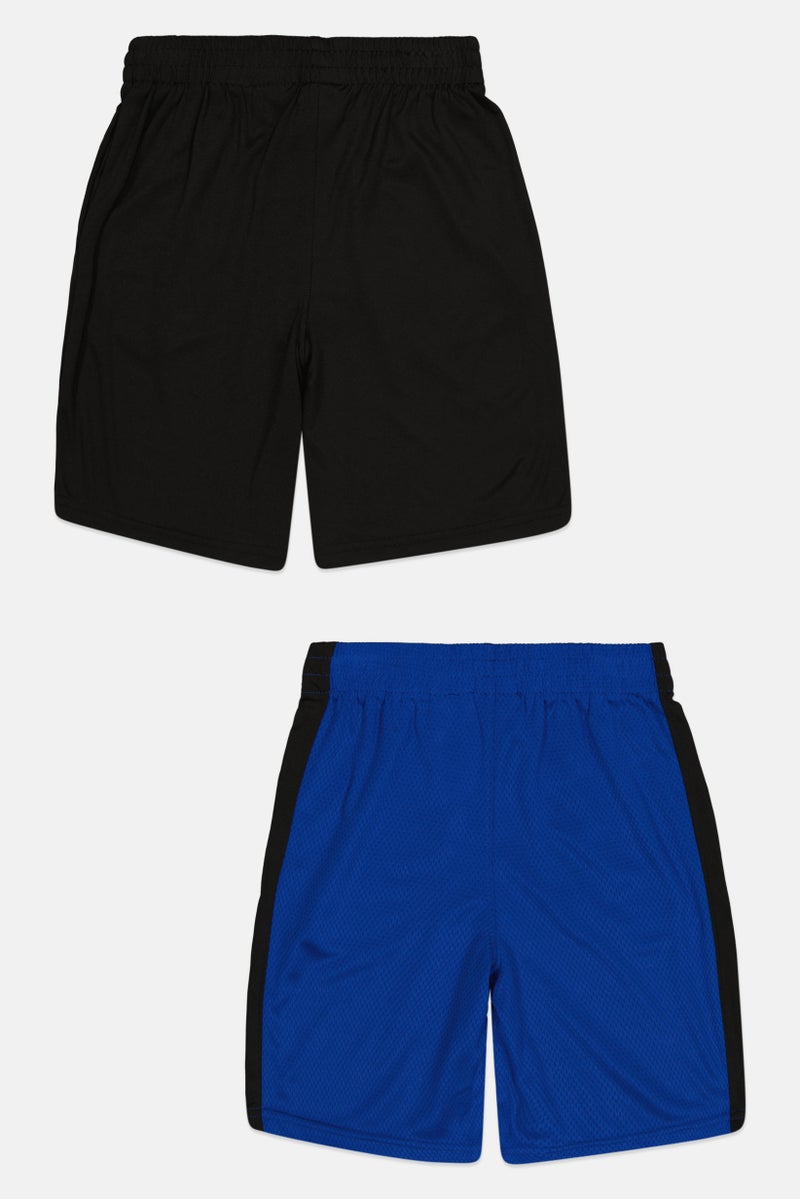 PUMA Kids Boy 2 Piece Brand Logo Training Shorts, Multicolor - Image 3