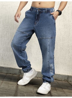 Hubberholme Men Indigo Jeans - Straight Fit for a Sleek Look  - Image 2