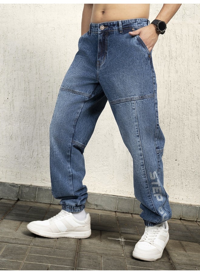 Hubberholme Men Indigo Jeans - Straight Fit for a Sleek Look  - Image 3