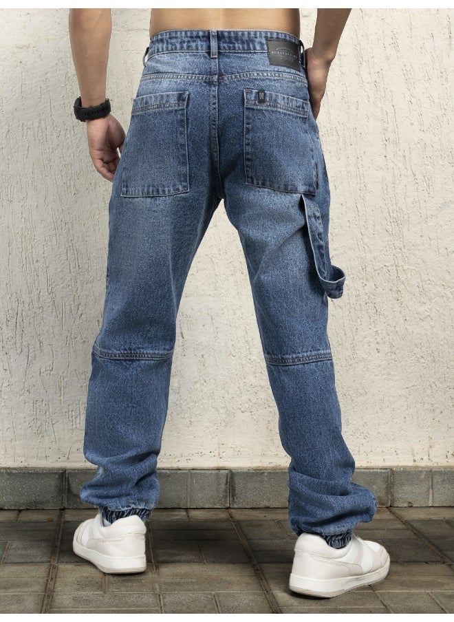 Hubberholme Men Indigo Jeans - Straight Fit for a Sleek Look  - Image 5
