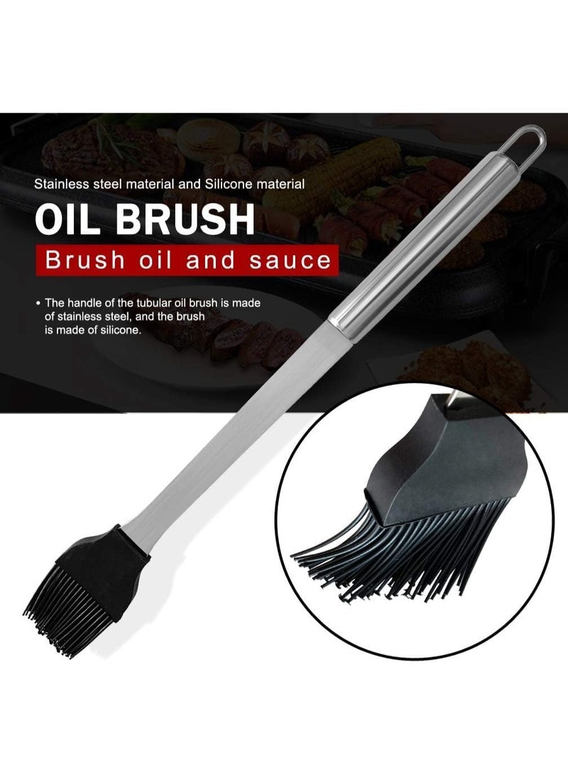 Toby's Stainless Steel BBQ Grill Tool Set with Knife, Brush, Fork, Spatula and Tong – Oxford Bag – 5 Pieces - Image 4