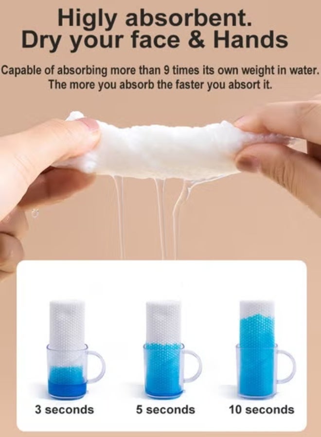 keke 5-Pack Soft and Thickened Pure Cotton Disposable Face Towels for Men, Women and Family Use - Image 4