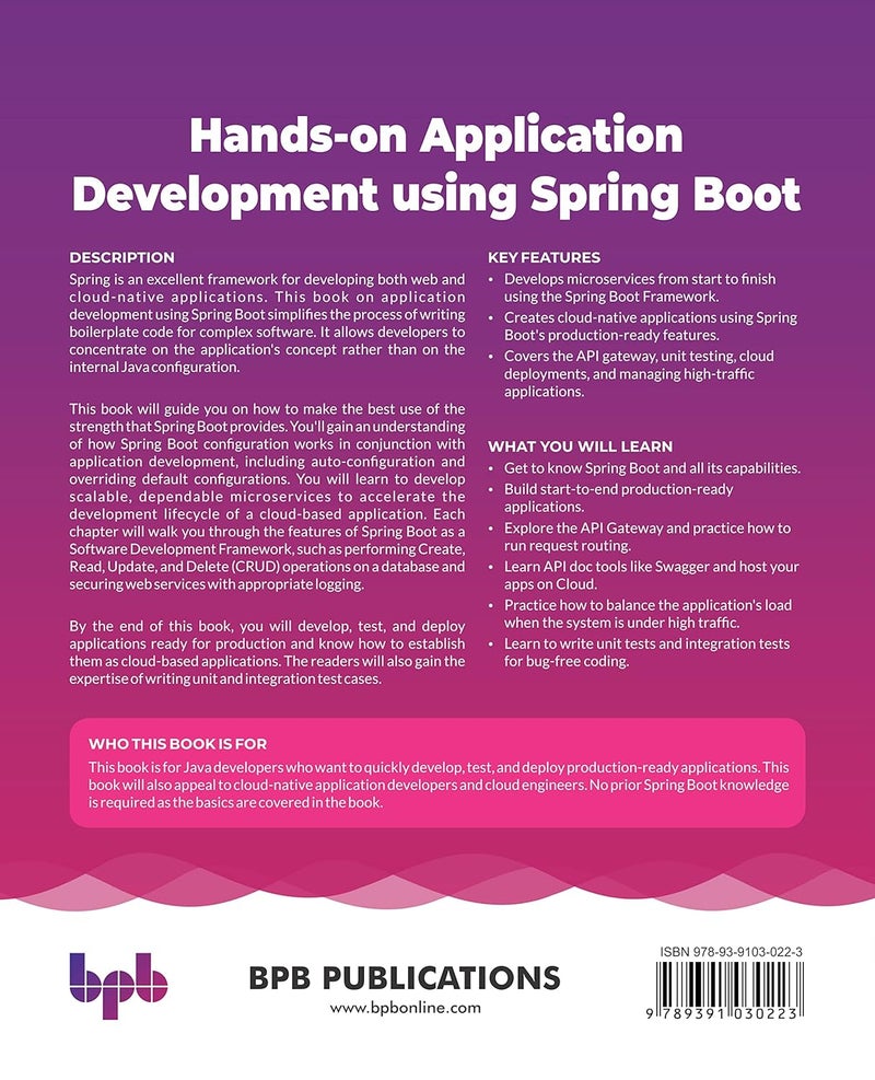 Hands-on Application Development using Spring Boot - Image 2