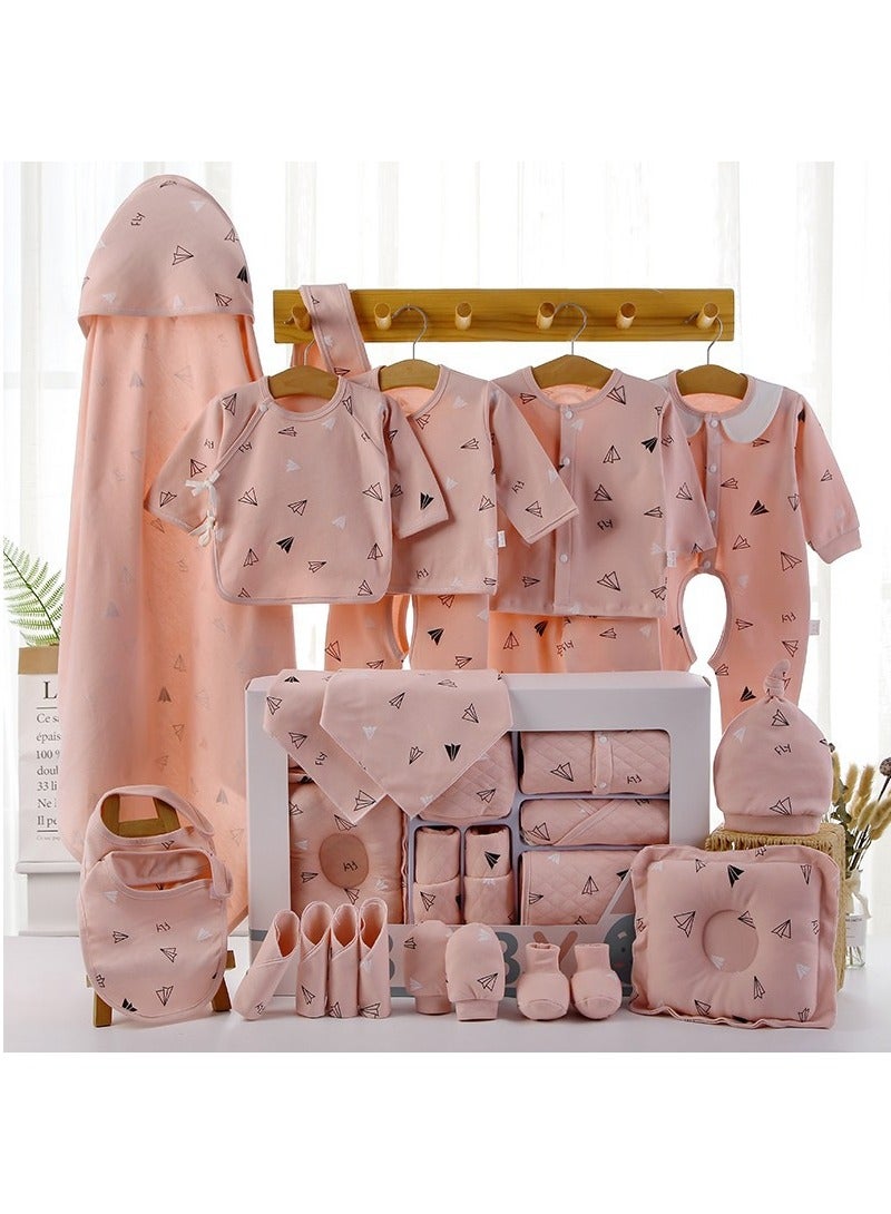 Beauenty Baby Newborn Essentials Layette Gift Set with Box 22 Piece Baby Girl Boys Gifts Premium Cotton Baby Clothes Accessories Set Fits Newborn Baby Suit Set Cuddle Strap Bib Gloves Saliva Towel Pillow - Image 3