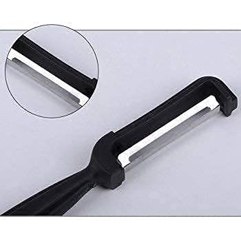 QUPET Stainless Steel Knife Set of 8 Pcs with 2 Meat Knife 3 Vegetables Knife 1 Peeler 1 Scissor and 1 Knife Sharpener - Image 5