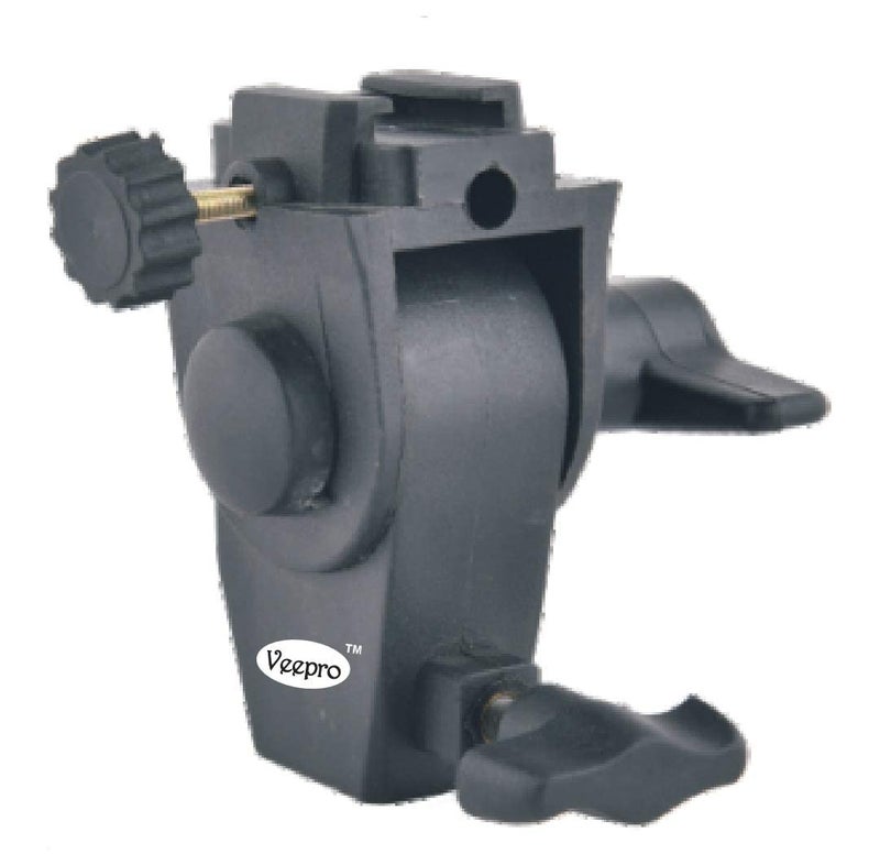 VEEPRO MVPRO Umbrella Bracket,Flash Light Stand Holder,Flash Bracket Holder Adapter Tilt Swivel with Umbrella Sungun Adapter Umbrella Holder Stand - Image 2