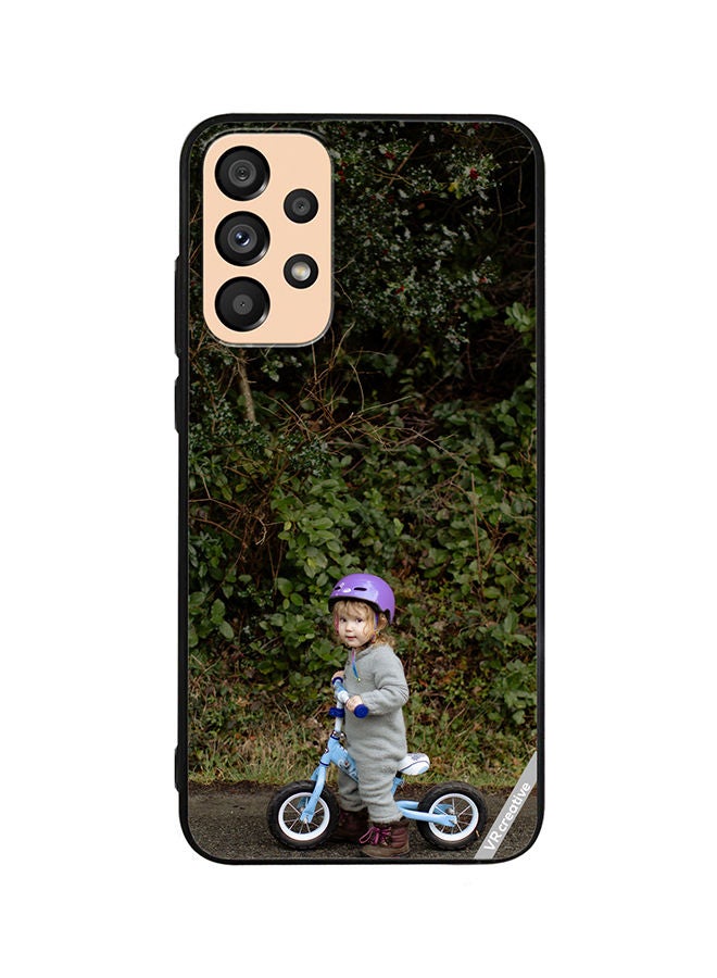 VR CREATIVE Protective Case Cover For Samsung Galaxy A23 Bicycle Baby Design Multicolour - Image 1